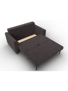 Диван прямой «Лига – 070», ППУ, механизм раскладной, велюр, цвет коричневый  (артикул 10998791)  большой выбор товаров оптом и в розницу по низким ценам с доставкой