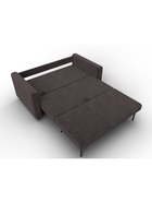 Диван прямой «Лига – 070», ППУ, механизм раскладной, велюр, цвет коричневый  (артикул 10998791)  большой выбор товаров оптом и в розницу по низким ценам с доставкой