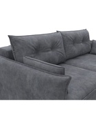 Диван прямой «Лига – 100», НПБ, механизм еврокнижка, велюр, цвет темно-серый - Фото 5