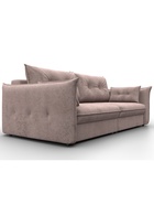 Диван прямой «Лига – 100», НПБ, механизм еврокнижка, велюр, цвет бежевый - Фото 4