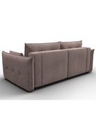 Диван прямой «Лига – 100», НПБ, механизм еврокнижка, велюр, цвет бежевый - Фото 6