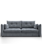 Диван прямой «Лига – 100», НПБ, механизм еврокнижка, велюр, цвет серый - Фото 2