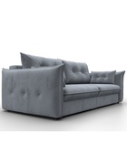 Диван прямой «Лига – 100», НПБ, механизм еврокнижка, велюр, цвет серый - Фото 4