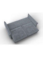 Диван прямой «Лига – 100», НПБ, механизм еврокнижка, велюр, цвет серый - Фото 10