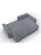 Диван угловой «Лига – 048», НПБ, механизм еврокнижка, угол универсальный, цвет серый  (артикул 10998799)  большой выбор товаров оптом и в розницу по низким ценам с доставкой