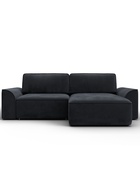 Диван угловой «Лига – 048», НПБ, механизм еврокнижка, угол универсальный, цвет темно-серый  (артикул 10998801)  большой выбор товаров оптом и в розницу по низким ценам с доставкой