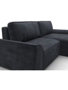 Диван угловой «Лига – 048», НПБ, механизм еврокнижка, угол универсальный, цвет темно-серый  (артикул 10998801)  большой выбор товаров оптом и в розницу по низким ценам с доставкой