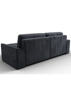 Диван угловой «Лига – 048», НПБ, механизм еврокнижка, угол универсальный, цвет темно-серый  (артикул 10998801)  большой выбор товаров оптом и в розницу по низким ценам с доставкой