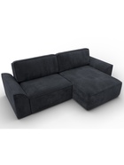 Диван угловой «Лига – 048», НПБ, механизм еврокнижка, угол универсальный, цвет темно-серый  (артикул 10998801)  большой выбор товаров оптом и в розницу по низким ценам с доставкой