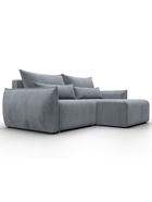 Диван угловой «Лига – 051», НПБ, механизм еврокнижка, угол универсальный, цвет серый  (артикул 10998803)  большой выбор товаров оптом и в розницу по низким ценам с доставкой