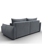 Диван угловой «Лига – 051», НПБ, механизм еврокнижка, угол универсальный, цвет серый  (артикул 10998803)  большой выбор товаров оптом и в розницу по низким ценам с доставкой