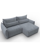 Диван угловой «Лига – 051», НПБ, механизм еврокнижка, угол универсальный, цвет серый  (артикул 10998803)  большой выбор товаров оптом и в розницу по низким ценам с доставкой