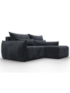 Диван угловой «Лига – 051», НПБ, механизм еврокнижка, угол универсальный, цвет темно-серый  (артикул 10998804)  большой выбор товаров оптом и в розницу по низким ценам с доставкой