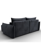 Диван угловой «Лига – 051», НПБ, механизм еврокнижка, угол универсальный, цвет темно-серый  (артикул 10998804)  большой выбор товаров оптом и в розницу по низким ценам с доставкой