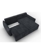 Диван угловой «Лига – 051», НПБ, механизм еврокнижка, угол универсальный, цвет темно-серый  (артикул 10998804)  большой выбор товаров оптом и в розницу по низким ценам с доставкой