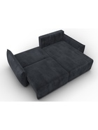 Диван угловой «Лига – 051», НПБ, механизм еврокнижка, угол универсальный, цвет темно-серый  (артикул 10998804)  большой выбор товаров оптом и в розницу по низким ценам с доставкой