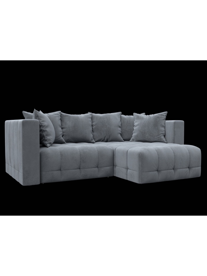 Диван угловой «Лига – 052», НПБ, механизм еврокнижка, угол универсальный, цвет серый - Фото 1