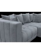 Диван угловой «Лига – 052», НПБ, механизм еврокнижка, угол универсальный, цвет серый - Фото 3