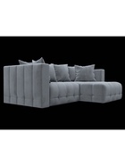 Диван угловой «Лига – 052», НПБ, механизм еврокнижка, угол универсальный, цвет серый - Фото 4