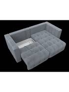 Диван угловой «Лига – 052», НПБ, механизм еврокнижка, угол универсальный, цвет серый - Фото 7