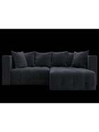 Диван угловой «Лига – 052», НПБ, механизм еврокнижка, угол универсальный, цвет темно-серый - Фото 2