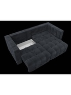 Диван угловой «Лига – 052», НПБ, механизм еврокнижка, угол универсальный, цвет темно-серый - Фото 7