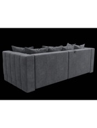 Диван угловой «Лига – 052», НПБ, механизм еврокнижка, угол универсальный, цвет темно-серый - Фото 5