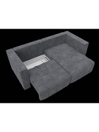 Диван угловой «Лига – 052», НПБ, механизм еврокнижка, угол универсальный, цвет темно-серый - Фото 7