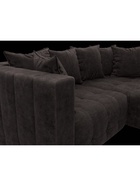 Диван угловой «Лига – 052», НПБ, механизм еврокнижка, угол универсальный, цвет коричневый - Фото 3