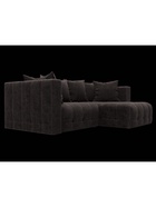 Диван угловой «Лига – 052», НПБ, механизм еврокнижка, угол универсальный, цвет коричневый - Фото 4