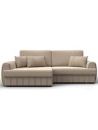 Диван угловой «Лига – 057», НПБ, механизм еврокнижка, угол левый, цвет бежевый  (артикул 10998811)  большой выбор товаров оптом и в розницу по низким ценам с доставкой