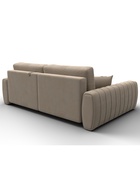 Диван угловой «Лига – 057», НПБ, механизм еврокнижка, угол левый, цвет бежевый  (артикул 10998811)  большой выбор товаров оптом и в розницу по низким ценам с доставкой