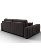 Диван угловой «Лига – 057», НПБ, механизм еврокнижка, угол левый, цвет коричневый  (артикул 10998813)  большой выбор товаров оптом и в розницу по низким ценам с доставкой