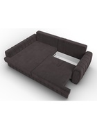 Диван угловой «Лига – 057», НПБ, механизм еврокнижка, угол левый, цвет коричневый  (артикул 10998813)  большой выбор товаров оптом и в розницу по низким ценам с доставкой