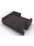 Диван угловой «Лига – 057», НПБ, механизм еврокнижка, угол левый, цвет коричневый  (артикул 10998813)  большой выбор товаров оптом и в розницу по низким ценам с доставкой