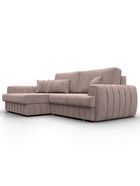 Диван угловой «Лига – 057», НПБ, механизм еврокнижка, угол левый, цвет бежевый  (артикул 10998815)  большой выбор товаров оптом и в розницу по низким ценам с доставкой