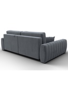 Диван угловой «Лига – 057», НПБ, механизм еврокнижка, угол левый, цвет серый  (артикул 10998816)  большой выбор товаров оптом и в розницу по низким ценам с доставкой