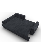 Диван угловой «Лига – 057», НПБ, механизм еврокнижка, угол левый, цвет темно-серый  (артикул 10998817)  большой выбор товаров оптом и в розницу по низким ценам с доставкой