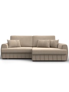 Диван угловой «Лига – 057», НПБ, механизм еврокнижка, угол правый, цвет бежевый  (артикул 10998818)  большой выбор товаров оптом и в розницу по низким ценам с доставкой