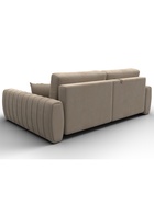 Диван угловой «Лига – 057», НПБ, механизм еврокнижка, угол правый, цвет бежевый  (артикул 10998818)  большой выбор товаров оптом и в розницу по низким ценам с доставкой