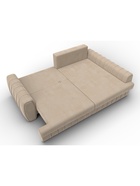 Диван угловой «Лига – 057», НПБ, механизм еврокнижка, угол правый, цвет бежевый  (артикул 10998818)  большой выбор товаров оптом и в розницу по низким ценам с доставкой