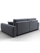 Диван угловой «Лига – 057», НПБ, механизм еврокнижка, угол правый, цвет серый  (артикул 10998819)  большой выбор товаров оптом и в розницу по низким ценам с доставкой