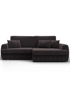 Диван угловой «Лига – 057», НПБ, механизм еврокнижка, угол правый, цвет коричневый  (артикул 10998821)  большой выбор товаров оптом и в розницу по низким ценам с доставкой