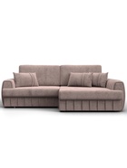 Диван угловой «Лига – 057», НПБ, механизм еврокнижка, угол правый, цвет бежевый  (артикул 10998823)  большой выбор товаров оптом и в розницу по низким ценам с доставкой