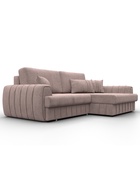 Диван угловой «Лига – 057», НПБ, механизм еврокнижка, угол правый, цвет бежевый  (артикул 10998823)  большой выбор товаров оптом и в розницу по низким ценам с доставкой