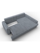 Диван угловой «Лига – 057», НПБ, механизм еврокнижка, угол правый, цвет серый  (артикул 10998824)  большой выбор товаров оптом и в розницу по низким ценам с доставкой