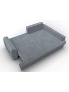 Диван угловой «Лига – 057», НПБ, механизм еврокнижка, угол правый, цвет серый  (артикул 10998824)  большой выбор товаров оптом и в розницу по низким ценам с доставкой