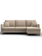 Диван угловой «Лига – 064», НПБ, механизм тик-так, угол универсальный, цвет бежевый  (артикул 10998826)  большой выбор товаров оптом и в розницу по низким ценам с доставкой