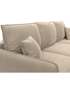 Диван угловой «Лига – 064», НПБ, механизм тик-так, угол универсальный, цвет бежевый  (артикул 10998826)  большой выбор товаров оптом и в розницу по низким ценам с доставкой