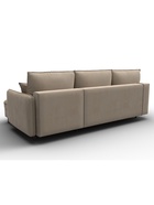 Диван угловой «Лига – 064», НПБ, механизм тик-так, угол универсальный, цвет бежевый  (артикул 10998826)  большой выбор товаров оптом и в розницу по низким ценам с доставкой